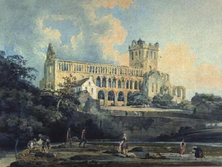 Thomas Girtin Jedburgh Abbey from the River China oil painting art